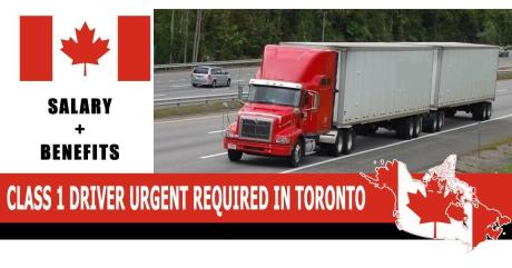 CLASS 1 DRIVER URGENT REQUIRED IN TORONTO