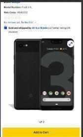 Google pixel 3xl mint condition