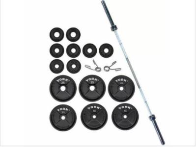 300 lbs CAST IRON OYLIMPIC WEIGHT SET W/7’ BAR, SALE, NOW $599