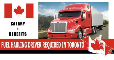 FUEL HAULING DRIVER REQUIRED IN TORONTO