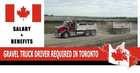 GRAVEL TRUCK DRIVER REQUIRED IN TORONTO