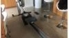 Home gym Concept2 Model D rowing machine