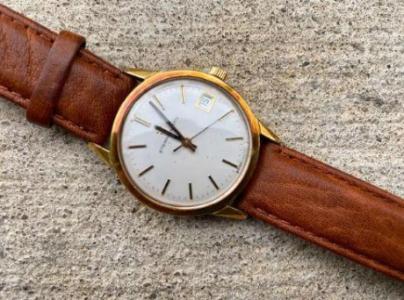 Vintage Eterna Matic automatic date watch running great $300