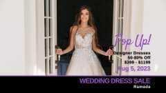 Pop-Up Wedding Dress Sale