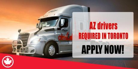 AZ DRIVERS REQUIRE IN TORONTO