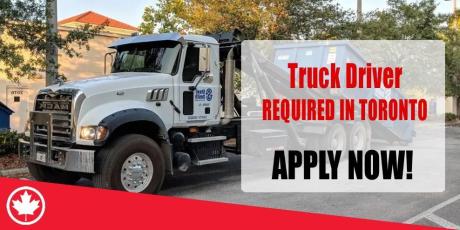 Truck Driver REQUIRED IN TORONTO