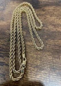 10K Gold rope chain