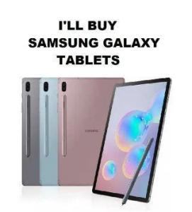 Wanted: i buy samsung galaxy tab s8, tab s7 plus, tab s5e, tab s6, etc.