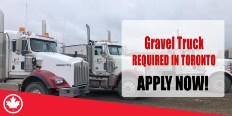 Gravel Truck REQUIRED IN TORONTO