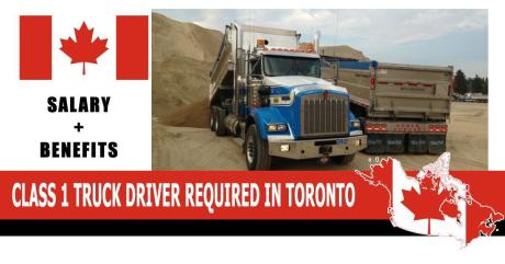 CLASS 1 TRUCK DRIVER REQUIRED IN TORONTO