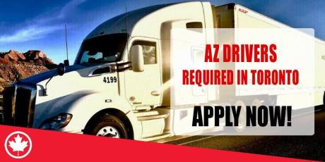 AZ DRIVERS REQUIRED IN TORONTO