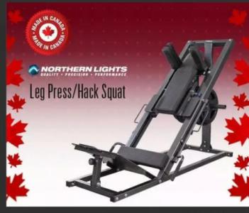 Northern Lights Leg Press/Hack Squat Made In Canada In Stock