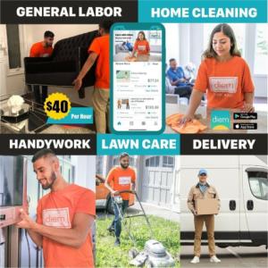 Hiring $22-40/hr Cleaners, General Labour & Handyman Cleaners
