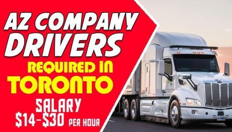 AZ COMPANY DRIVERS REQUIRED IN TORONTO
