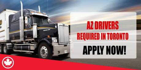 AZ DRIVERS REQUIRED IN TORONTO