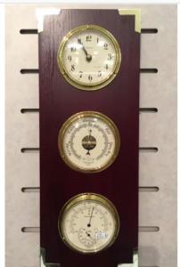 Tempo clock and barometer, thermometer, hygrometer