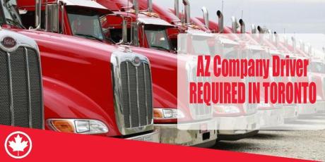 AZ Company Driver REQUIRED IN TORONTO