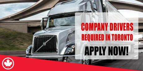 COMPANY DRIVERS REQUIRED IN TORONTO