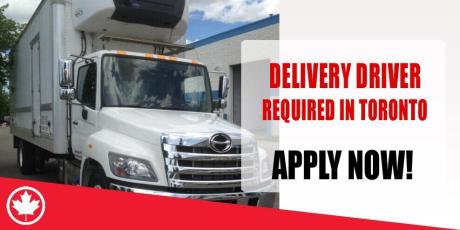 DELIVERY DRIVER REQUIRED IN TORONTO