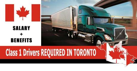 URGENT Class 1 Drivers REQUIRED IN TORONTO-CANADA