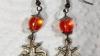 Halloween Gothic beaded Charm Earrings ~Handmade!