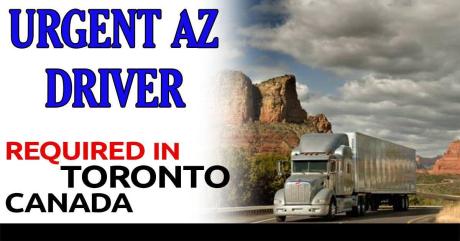 Urgent Hiring AZ Drivers USA & Canada