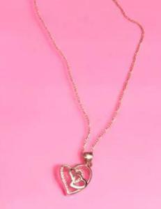 New silver pendant