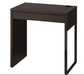 Desk, black-brown.