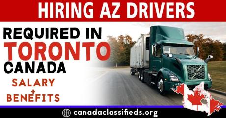 HIRING AZ DRIVERS REQUIRED IN TORONTO