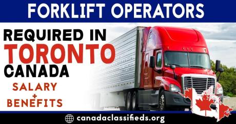 Forklift Operators Required In TORONTO