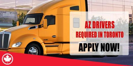 AZ DRIVERS REQUIRED IN TORONTO