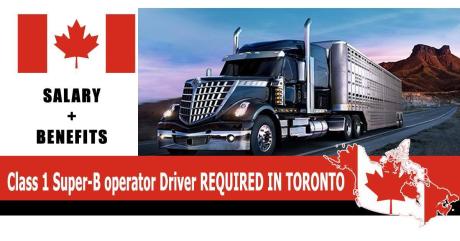 Class 1 Super-B operator Driver REQUIRED IN TORONTO