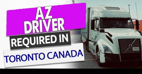 Hiring AZ drivers for Canada - US long & short hauls