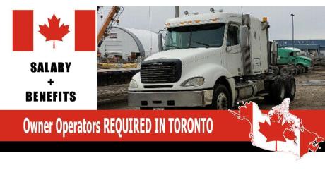 Owner Operators REQUIRE IN TORONTO