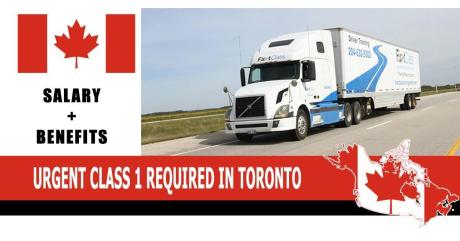 URGENT CLASS 1 REQUIRED IN TORONTO