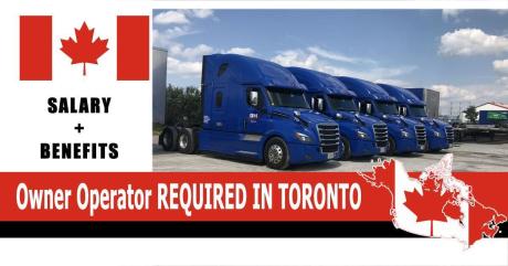 Owner Operator REQUIRED IN TORONTO