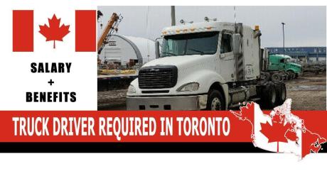 TRUCK DRIVER REQUIRED IN TORONTO-CANADA