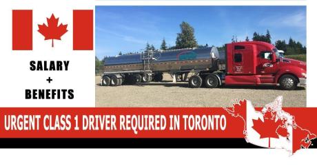 URGENT CLASS 1 DRIVER REQUIRED IN TORONTO