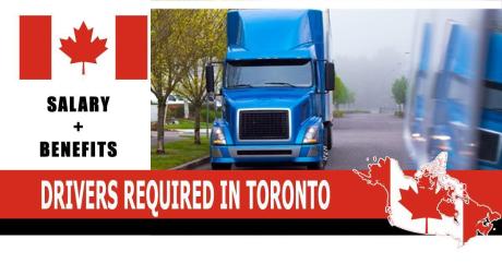 DRIVERS REQUIRED IN TORONTO