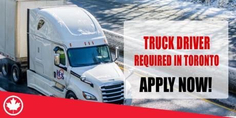 TRUCK DRIVER REQUIRED IN TORONTO